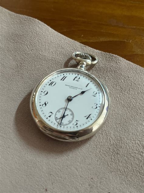 patek philippe silver pocket watch 68445|patek pocket watch price.